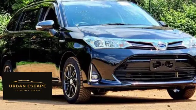 Toyota Corolla Fielder from the Urban Escape fleet